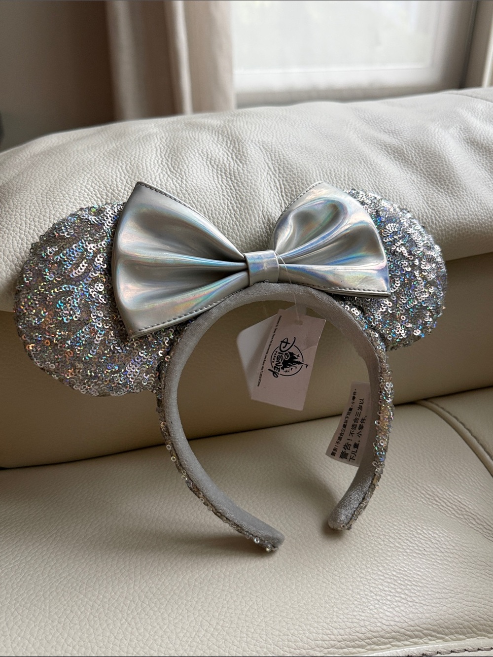 Disney Ears Headband Sequined Magic Mirror Metallic
